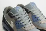 Nike Air Max 90 Smoke Grey Diffused Blue – blauw/grijs – Heren/Dames/Uniseks Sneakers – Leer/Mesh – IB6392-001 – Bovenkant