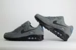 Nike Air Max 90 Smoke Grey Light Photo Blue – grijs/zwart – Heren/Dames/Uniseks Sneakers – suede/Mesh – DO6706-002 – Binnenkant