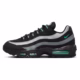 Nike Air Max 95 Black Aurora Green – zwart/groen – Heren/Dames/Uniseks Sneakers – leer/Mesh – HV6062-001 – Zijkant