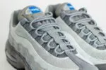 Nike Air Max 95 OG Big Bubble Smoke Grey Green Abyss – grijs/groen – Heren/Dames/Uniseks Sneakers – vilt/Mesh – IH4457-003 – Bovenkant