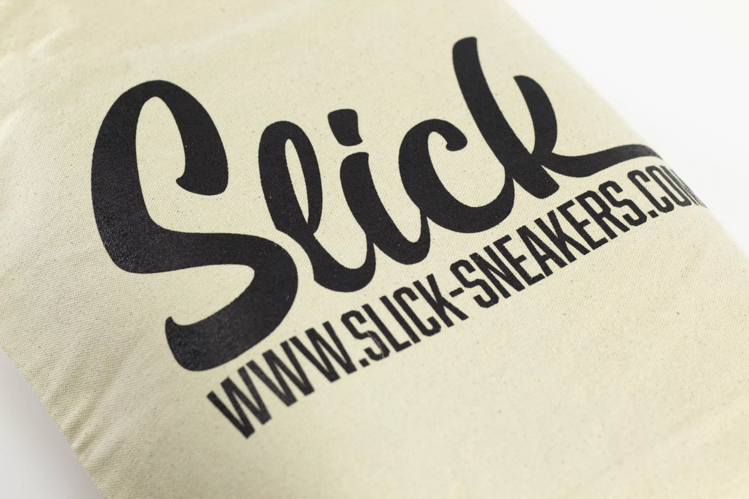 Slick Essential Shopper Ecru Black detail