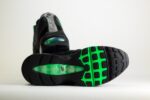 Nike Air Max 95 OG Big Bubble Black Green Shock – zwart/groen – Heren/Dames/Uniseks Sneakers – leer/Mesh – IB1667-002 – Onderkant