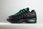 Nike Air Max 95 OG Big Bubble Black Green Shock – zwart/groen – Heren/Dames/Uniseks Sneakers – leer/Mesh – IB1667-002 – Zijkant