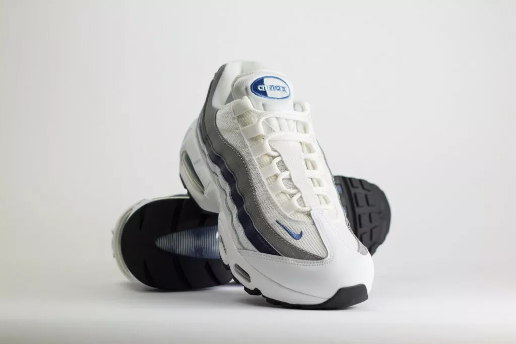 Nike Air Max 95 OG Diffused Blue – blauw/wit – Heren/Dames/Uniseks Sneakers – Leer/Mesh – IF2718-100 – Voorkant