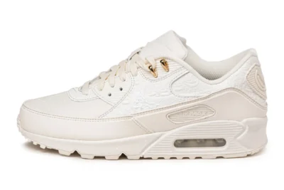 Nike Air Max 90 Slawn Sail β wit/beige β Heren/Dames/Uniseks Sneakers β leer β FD6492-100 β Zijkant
