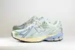 New Balance 1906R Ice Blue Melon Water – Groen/Blauw/Beige – Heren/Dames/Uniseks Sneakers – Mesh/Leer – U1906RNE – Zijkant