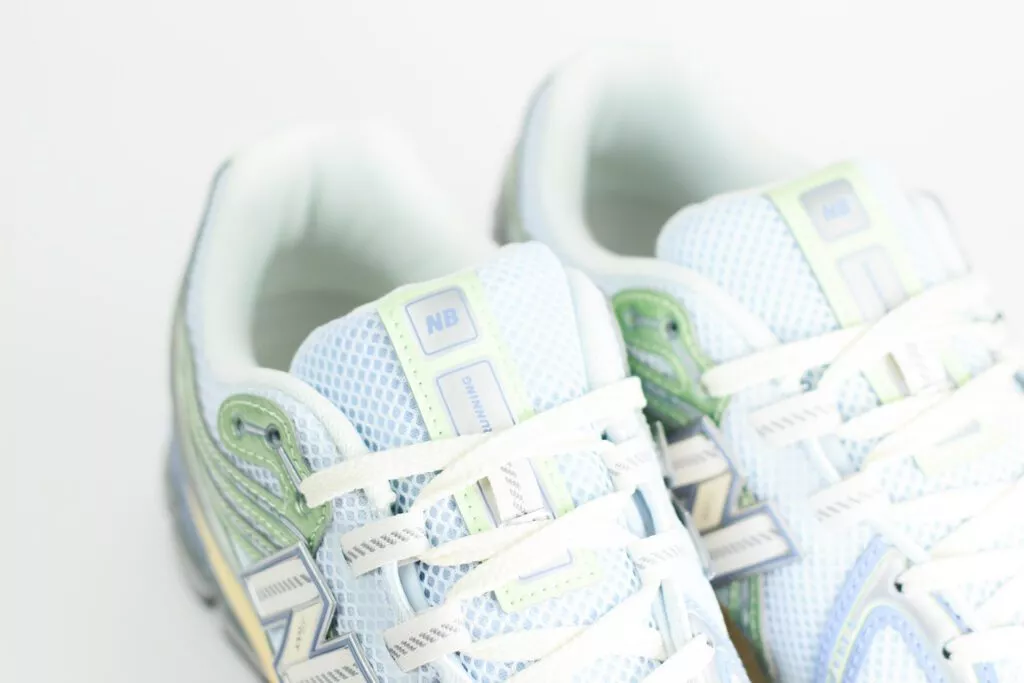 New Balance 1906R Ice Blue Melon Water – Groen/Blauw/Beige – Heren/Dames/Uniseks Sneakers – Mesh/Leer – U1906RNE – Bovenkant