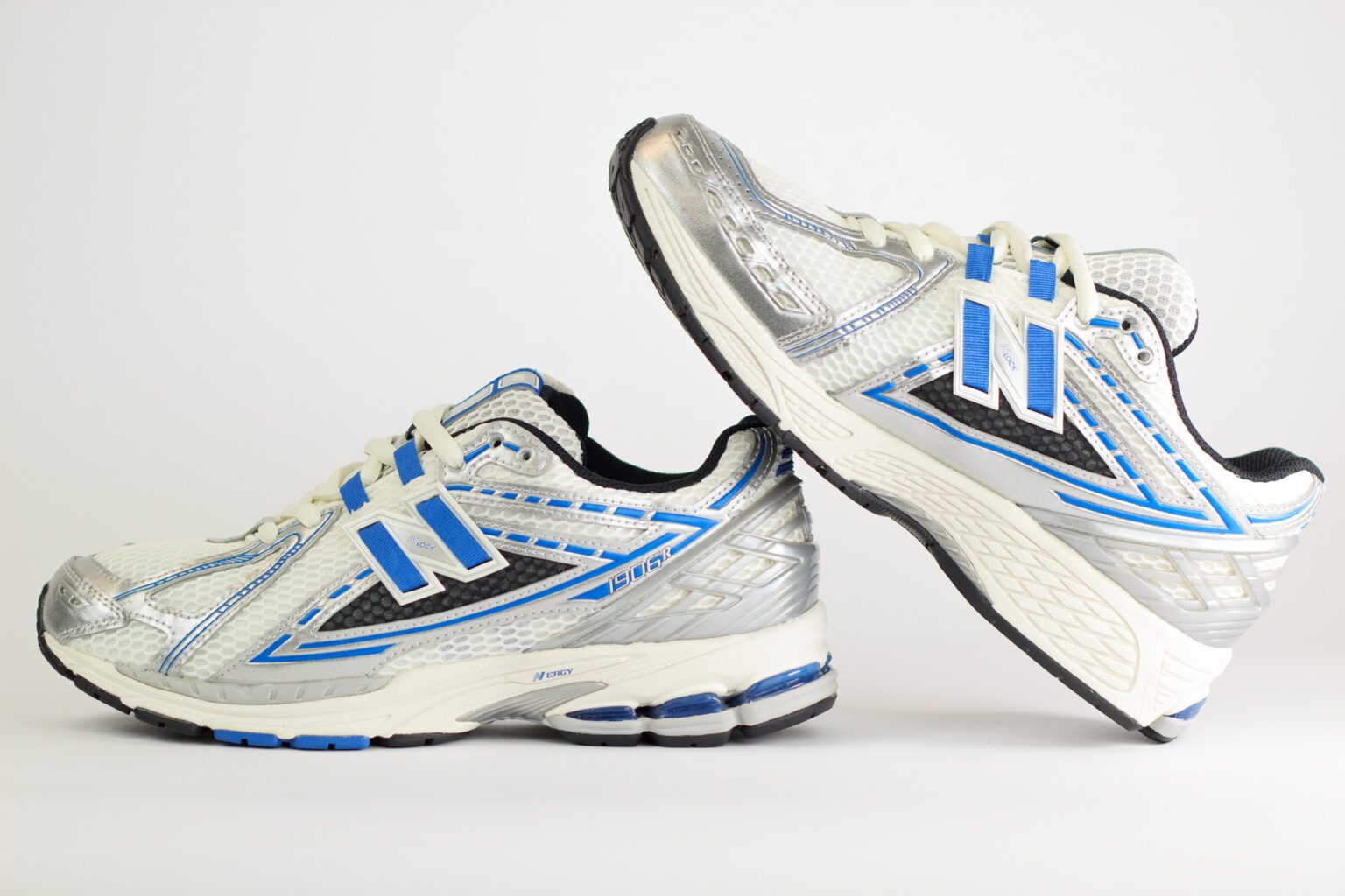 New Balance 1906R Silver Metallic Blue Agate – Blauw/Zilver/Wit – Heren/Dames/Uniseks Sneakers – Mesh/Leer – M1906REB – Binnenkant