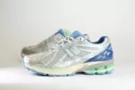 New Balance 1906R Still Water Lab Green – Blauw/Zilver/Groen – Heren/Dames/Uniseks Sneakers – Mesh/Leer – U1906RCR – Zijkant