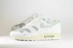 Nike Air Max 1 Patta Waves White – Wit/Grijs – Heren/Dames/Uniseks Sneakers – Vinyl/Mesh – DQ0299-100 – Zijkant