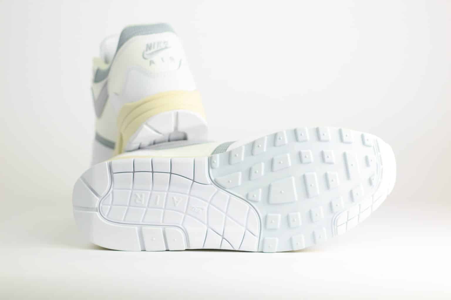 Nike Air Max 1 Patta Waves White – Wit/Grijs – Heren/Dames/Uniseks Sneakers – Vinyl/Mesh – DQ0299-100 – Onderkant