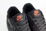 Nike Air Max 90 Black Safety Orange – Zwart /Oranje– Heren/Dames/Uniseks Sneakers – Leer – IF5446-002 – Bovenkant