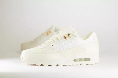 Nike Air Max 90 Slawn Sail – wit/beige – Heren/Dames/Uniseks Sneakers – leer – FD6492-100 – Zijkant