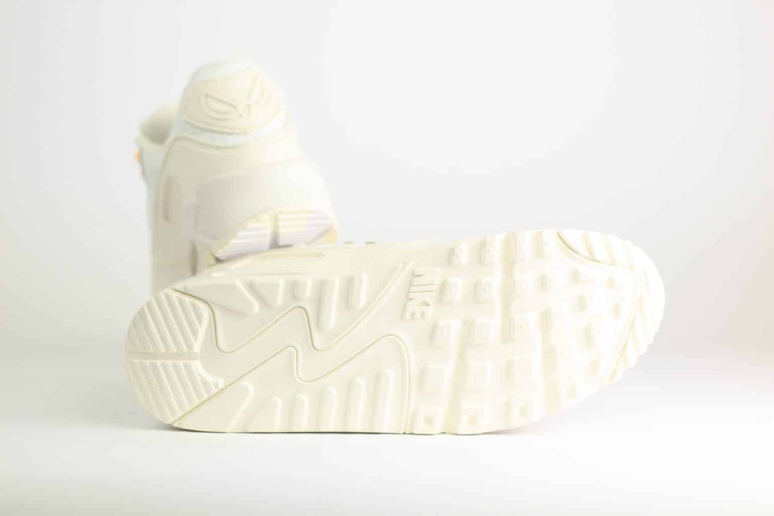 Nike Air Max 90 Slawn Sail – wit/beige – Heren/Dames/Uniseks Sneakers – leer – FD6492-100 – Onderkant