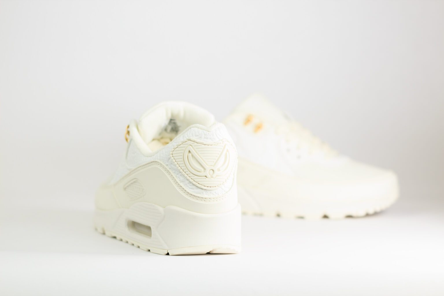 Nike Air Max 90 Slawn Sail – wit/beige – Heren/Dames/Uniseks Sneakers – leer – FD6492-100 – Achterkant