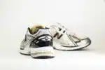 New Balance 1906R White Metallic Gold – Wit/Zilver – Heren/Dames/Uniseks Sneakers – Mesh/Leer - M1906RA – achterkant