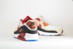 Nike Air Max 90 Arizona Cardinals – Wit/Rood – Heren/Dames/Uniseks Sneakers – Suede/Mesh - II7535-100 – achterkant