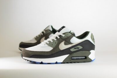 Nike Air Max 90 New York Jets – Groen/Wit – Heren/Dames/Uniseks Sneakers – Suede/Canvas - II7592-100 – Zijkant