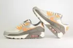 Nike Air Max 90 Premium Flat Pewter College Grey Phantom Copper Moon – Wit/Grijs – Heren/Dames/Uniseks Sneakers – Mesh/Leer - IB7467-029 –