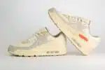 Nike Air Max 90 Premium Pale Ivory – Beige/Grijs – Heren/Dames/Uniseks Sneakers – Suede/Textiel - IM6773-104 – binnenkant