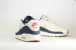 Nike Air Max 90 Rare Air Pale Ivory Thunder Blue – Wit/Blauw – Heren/Dames/Uniseks Sneakers – Leer - IH4379-110 – achterkant