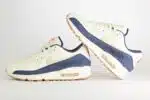 Nike Air Max 90 Rare Air Pale Ivory Thunder Blue – Wit/Blauw – Heren/Dames/Uniseks Sneakers – Leer - IH4379-110 – binnenkant