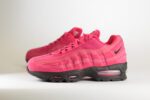 Nike Air Max 95 OG Big Bubble Fireberry – Zwart/Roze – Heren/Dames/Uniseks Sneakers – Suede/Canvas – II7632-600 – Zijkant