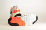 Nike Air Max 1 Patta Waves Hyper Crimson Pure Platinum – Oranje/Beige/Grijs – Heren/Dames/Uniseks Sneakers – Leer/Mesh – II7055-800 – onderkant