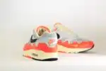 Nike Air Max 1 Patta Waves Hyper Crimson Pure Platinum – Oranje/Beige/Grijs – Heren/Dames/Uniseks Sneakers – Leer/Mesh – II7055-800 – achterkant