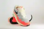 Nike Air Max 1 Patta Waves Hyper Crimson Pure Platinum – Oranje/Beige/Grijs – Heren/Dames/Uniseks Sneakers – Leer/Mesh – II7055-800 – voorkant