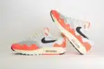 Nike Air Max 1 Patta Waves Hyper Crimson Pure Platinum – Oranje/Beige/Grijs – Heren/Dames/Uniseks Sneakers – Leer/Mesh – II7055-800 – binnenkant