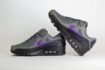 Nike Air Max 90 Iron Grey Wild Grape – Zwart/Grijs/Paars – Heren/Dames/Uniseks Sneakers – Leer/Suede - IF0670-004 – binnenkant