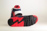 Nike Air Max 90 USA (2025) – Wit/Rood/Blauw – Heren/Dames/Uniseks Sneakers – Leer/Suede/Mesh - DM0029-117 – onderkant