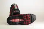Nike Air Max 95 OG Big Bubble Black Crimson Grey – Zwart/Rood – Heren/Dames/Uniseks Sneakers – Vilt/Mesh – HM4740-008 – onderkant