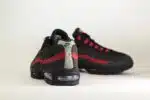 Nike Air Max 95 OG Big Bubble Black Crimson Grey – Zwart/Rood – Heren/Dames/Uniseks Sneakers – Vilt/Mesh – HM4740-008 – achterkant