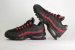 Nike Air Max 95 OG Big Bubble Black Crimson Grey – Zwart/Rood – Heren/Dames/Uniseks Sneakers – Vilt/Mesh – HM4740-008 – binnenkant