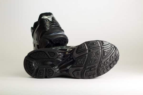 ASCIS Gel-Kayano 14 Black Pure Silver – Zilver/Zwart – Heren/Dames/Uniseks Sneakers – Leer/Mesh – 1201A019-006 – Onderkant