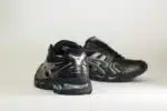 ASCIS Gel-Kayano 14 Black Pure Silver – Zilver/Zwart – Heren/Dames/Uniseks Sneakers – Leer/Mesh – 1201A019-006 – Achterkant