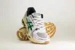 ASCIS Gel-Kayano 14 White Hinoki Beige – Wit/Beige/Groen – Heren/Dames/Uniseks Sneakers – Leer/Mesh – 1203A740-103 – Voorkant