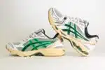 ASCIS Gel-Kayano 14 White Hinoki Beige – Wit/Beige/Groen – Heren/Dames/Uniseks Sneakers – Leer/Mesh – 1203A740-103 – Binnenkant