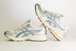 ASICS Gel-Kayano 14 Birch Pure Silver Teal Gold – Beige/Zilver/Blauw – Heren/Dames/Uniseks Sneakers – Leer/Mesh – 1203A537-109 – Binnenkant