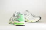ASICS Gel-Kayano 14 Silver Lime – Beige/Zilver/Groen – Heren/Dames/Uniseks Sneakers – Leer/Mesh – 1203A740-102 – Achterkant