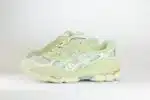 ASICS Gel-NYC Sage Frost Pure Silver – Groen – Heren/Dames/Uniseks Sneakers – Suede/Mesh – 1203A739-301 – Zijkant