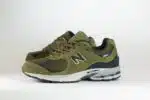 New Balance 2002R Woodland Black – Groen – Heren/Dames/Uniseks Sneakers – Suede/Mesh – U2002RR – Zijkant