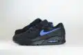 Nike Air Max 90 Black Sapphire – Paars/Zwart – Heren/Dames/Uniseks Sneakers – Leer/Mesh – DM0029-021 – Zijkant