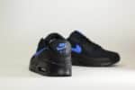 Nike Air Max 90 Black Sapphire – Paars/Zwart – Heren/Dames/Uniseks Sneakers – Leer/Mesh – DM0029-021 – Achterkant
