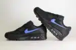 Nike Air Max 90 Black Sapphire – Paars/Zwart – Heren/Dames/Uniseks Sneakers – Leer/Mesh – DM0029-021 – Binnenkant