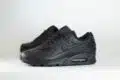 Nike Air Max 90 Leather Triple Black – Zwart – Heren/Dames/Uniseks Sneakers – Leer – CZ5594-001 – Zijkant