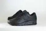 Nike Air Max 90 Leather Triple Black – Zwart – Heren/Dames/Uniseks Sneakers – Leer – CZ5594-001 – Zijkant