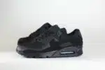 Nike Air Max 90 Recraft Triple Black – Zwart – Heren/Dames/Uniseks Sneakers – Leer/Mesh – CN8490-003 – Zijkant